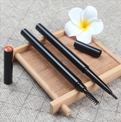 Organic Thin 2in1 Brow Cosmetic Korea Permanent Makeup Wholesale Slim Waterproof Eye Brow Liner private label Eyebrow Pencil